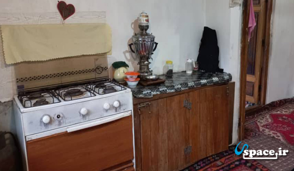 نمای آشپزخانه خانه بومی فانوس ارده - رضوانشهر - روستای ارده